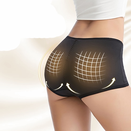 Women Tummy Control Body Shaper High Waisted Butt Lifter Boyshort Seamless Thigh  Slimming Shapewear