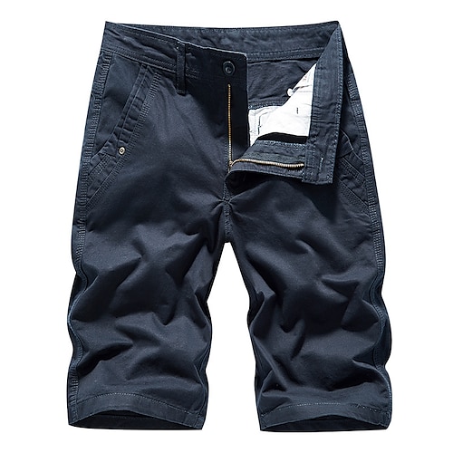 

Homme Short Cargo Short Bermuda Short de travail Zippé Imprimer Graphic Feuille Confort Longueur genou Extérieur du quotidien Sortie 100% Coton Mode Vêtement de rue Noir Vert Véronèse