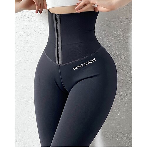 

Per donna Leggings per lo yoga Fasciante in vita Sollevamento dei glutei Vita alta Yoga Fitness Allenamento in palestra Pantaloni Nero Grigio Elastene Gli sport Abbigliamento sportivo Elevata