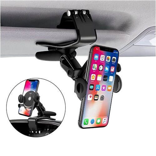 

Lixeira do console do carro Suporte de telefone do painel Portátil Ajustável Flexível Suporte de telefone para Carro Compatível com Todos os telefones celulares Acessório para Celular