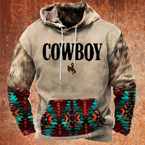 

Hombre Sudadera Con Capucha Marrón Verde Trébol Caqui Gris Con Capucha Animal Estilo Bohemio Estampados Estampado Diario Deportes Impresión 3D Básico Ropa de calle Design Primavera Otoño Ropa