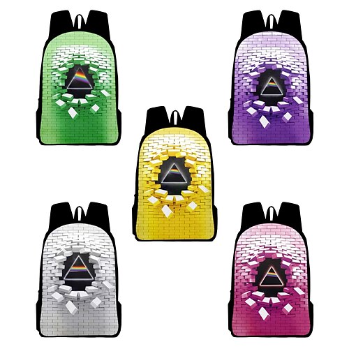 

School Backpack Bookbag 3D Bandhnu for Student Kids Boys Wear-Resistant Large Capacity Adjustable Shoulder Straps Oxford Cloth School Bag Back Pack Satchel 15.811.85.1 inch