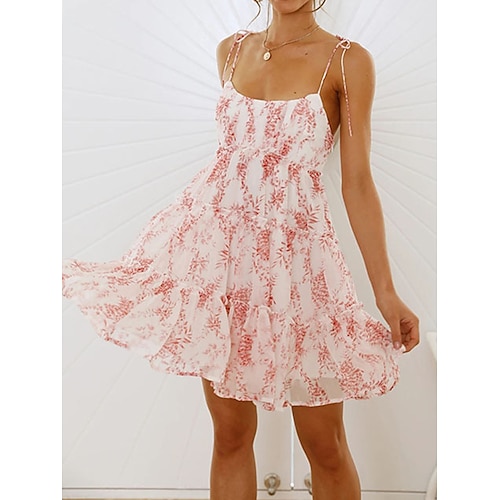 

Per donna loungewear Camicia da notte Vestiti Fiore decorativo Informale Comoda Dolce Interni Giornaliero Da mare Poliestere Traspirante cinghie Senza maniche Primavera Estate Rosa Verde