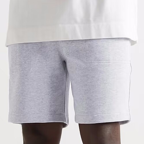 

Herren Shorts Kurze Hosen Lässige Shorts Tasche Kordelzug Elastische Taille Glatt Komfort Atmungsaktiv Outdoor Täglich Festtage 100% Baumwolle Basic Strassenmode Grau