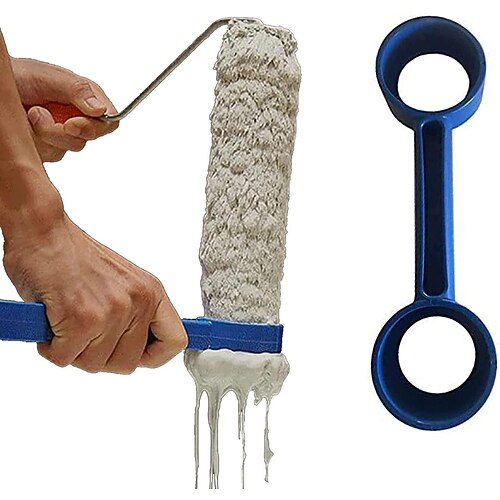

Paint Roller Super Spinner Brush Saver Cleaner Clean Sleeve Easy Clean Tools