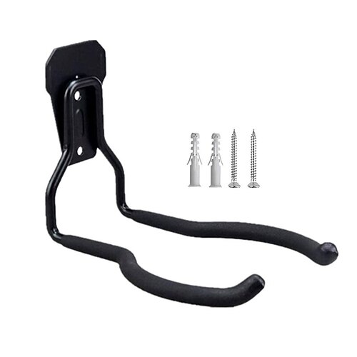 

Heavy Duty Garage Tires Hooks Wall Mounted Hanger Tool Organizer Rack Hardware Steel Metal Multi-Tools Storage Utility Hooks with Screws and Anchors