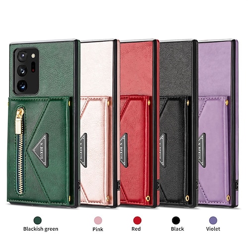 

Phone Case For Samsung Galaxy Classic Series S22 S21 S20 Plus Ultra Note 20 10 Ultra Plus A53 A72 A52 A42 A71 A51 A31 Bumper Frame Full Body Protective Dustproof Solid Colored TPU PU Leather