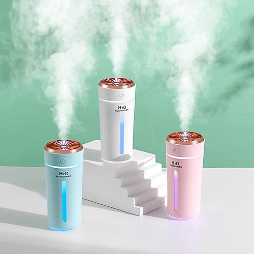 

Umidificatore ad ultrasuoni da 270 ml deodorante per auto usb nebulizzatore portatile per nebulizzatore con mini diffusore di aromi per la casa a luce colorata