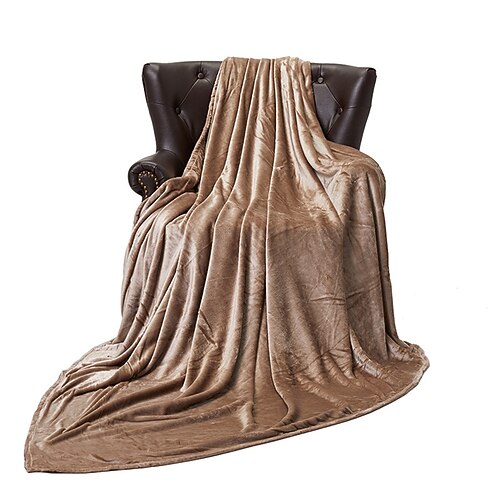 

Pure Color Glossy Flannel Blanket Plus Velvet Coral Fleece Blanket Manufacturers Spot Wholesale Gift Blanket Leisure Blanket suit for wedding