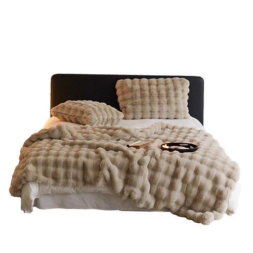 

Blankets Throws, Solid Colored Polyester Warmer Comfy Super Soft Blankets