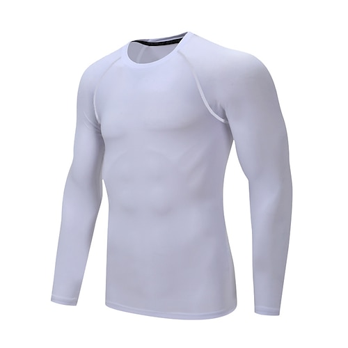 Men's Compression Shirt Running Shirt Long Sleeve Base Layer