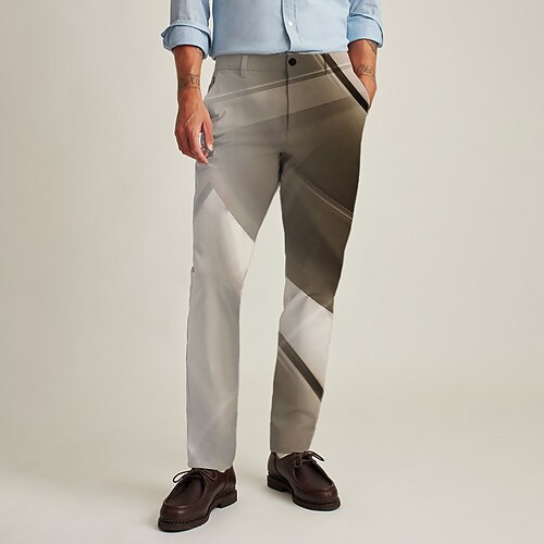 

Per uomo Pantaloni Chino Pantaloni da jogger Tasche Stampa 3D Stampe astratte Comfort Attività commerciale Giornaliero Abbigliamento di strada Essenziale Di tendenza Blu Grigio
