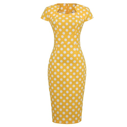 

Dame Basale Elegant Vintage kjole Midikjole udendørs Daglig Trykt mønster Blomstret Firkantet hals Kortærmet Regulær Sommer Forår 2023 Lyseblå Sort S M L XL