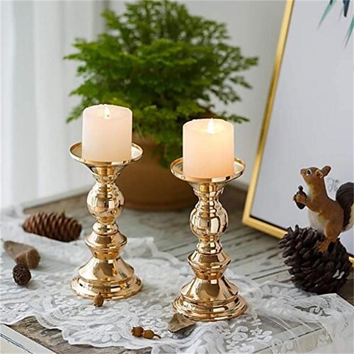 

Wedding Romantic Decoration Western Food Iron Art Candle Decoration Candle Stand