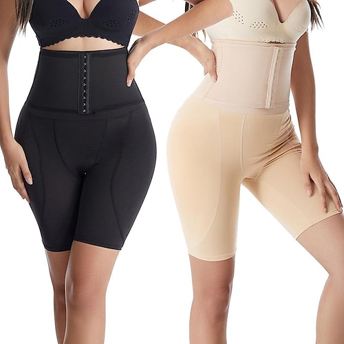 

shapewear bodysuit for kvinner dobbel magekontroll rumpeløfter truse high waist trainer full body shaper