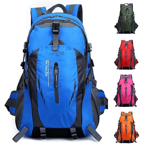 

30-40 L Hiking Backpack Lightweight Packable Backpack Daypack Foldable Quick Dry Outdoor Yoga Hunting Fishing Hiking Nylon Black Red Blue