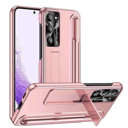 

telefon Etui Til Samsung Galaxy Bakdeksel S23 Ultra Plus Blyantholder med stativ Belegg Ensfarget PC