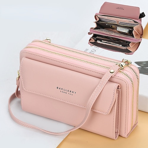 

Phone wallet Handbag Purse Crossbody Bags Portable Wallet Zipper Phone Case For iPhone 14 13 Pro Max 12 Mini 11 Samsung Galaxy S23 S22 Plus S21 FE A73 A53 Up to 6.7 Inch
