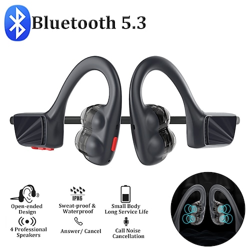 

BH520 Bone Conduction Hovedtelefon Ørekrog Bluetooth5.0 Ergonomisk Design Surround sound IPX6 vandtæt til Apple Samsung Huawei Xiaomi MI Mobiltelefon Rejser og underholdning Mobiltelefonspil