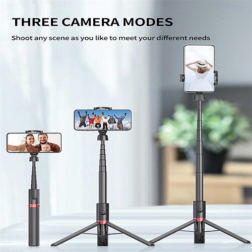 

Selfie Stick Tripod Portable All-in-One 1.3 Meter Live Streaming Phone Universal 360 Invisible Handheld Travel Stretch Bracket