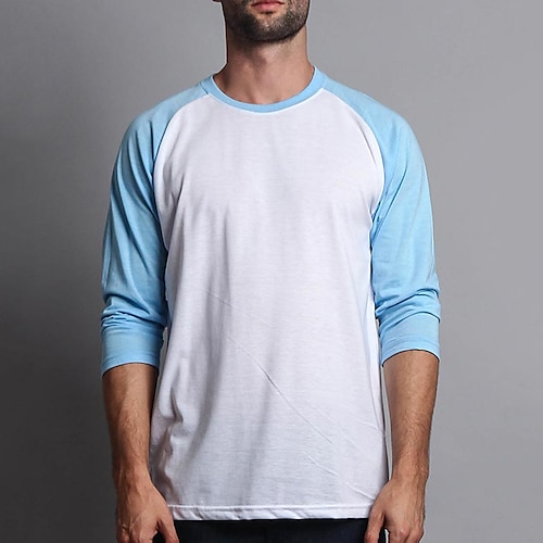 

Per uomo maglietta Maglia a maniche lunghe Collage Girocollo Da mare Per uscire Manica lunga Collage Abbigliamento Streetwear Moda Moderno