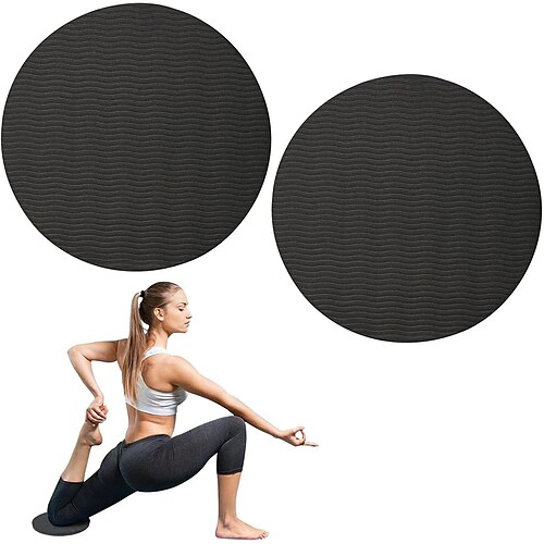 

1 paire de coussins de soutien plats épaissis tapis de yoga genouillères à genoux coussinet articulaire facile