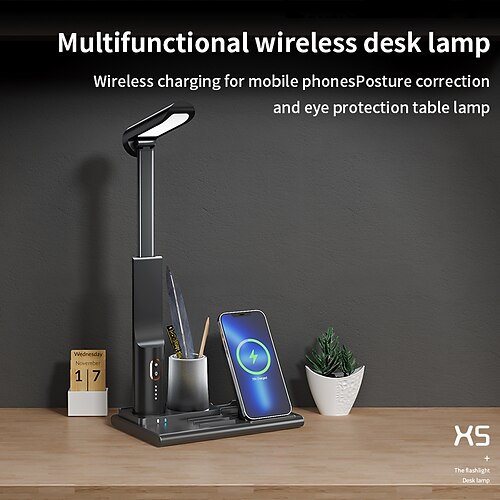 

Factory Outlet Wireless Charger Charging Station 15 W Output Power Wireless Charging Stand Multi USB Charger Station CE Certified Fast Wireless Charging MagSafe Magnetic For Cellphone 1 PC