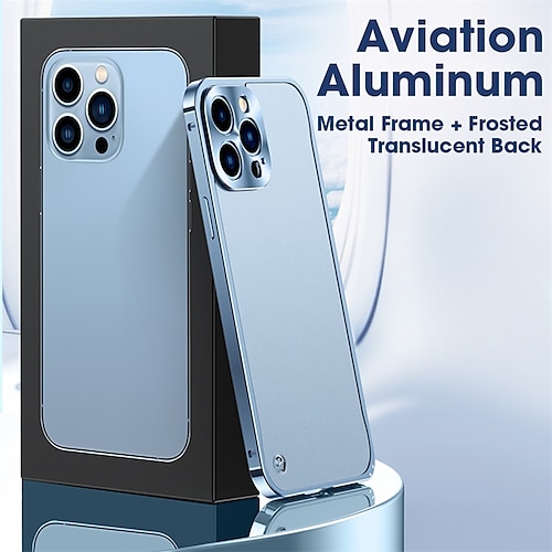 

teléfono Funda Para Apple Funda Trasera iPhone 14 Pro Max Plus iPhone 13 12 11 Pro Max Mini Resistente al Agua Protector de cuerpo completo Resistencia a caídas de cuatro esquinas Color sólido Metal