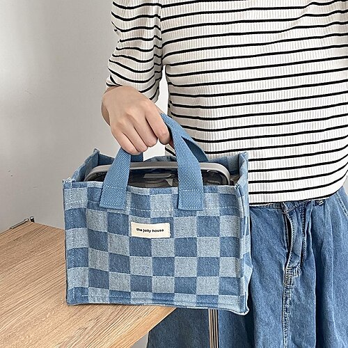 

Dame Posetaske polyester Handle ind Daglig Stor kapacitet Åndbart Holdbar Blomst Rød kasse Lille gul blomster Rødt æble