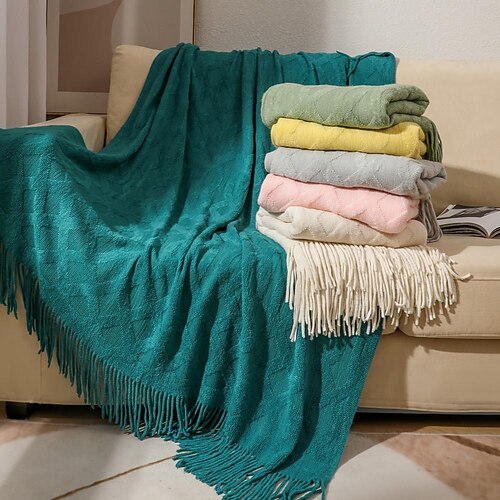 

Decken Überwürfe, Feste Farbe Polyester Weich Bequem Superweich Decken