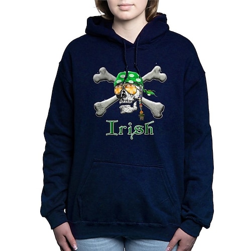 

Festa di San Patrizio Trifoglio irlandesi Felpa con cappuccio Manga Tasca frontale Grafica Felpa con cappuccio Per Per uomo Per donna Unisex Per adulto Stampa a caldo 100% poliestere Casual