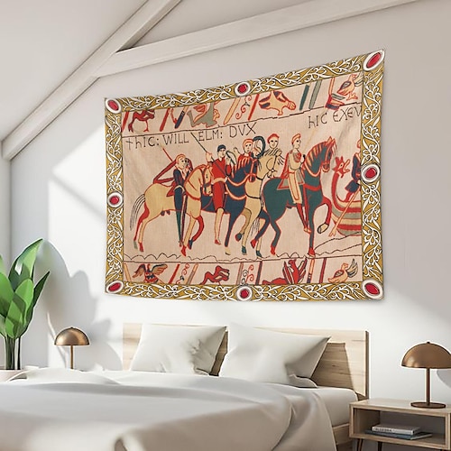 

Bayeux Medievale Grande Arazzo Da Parete Art Decor Fotografia Sfondo Coperta Tenda Da Appendere A Casa Camera Da Letto Soggiorno Decorazione