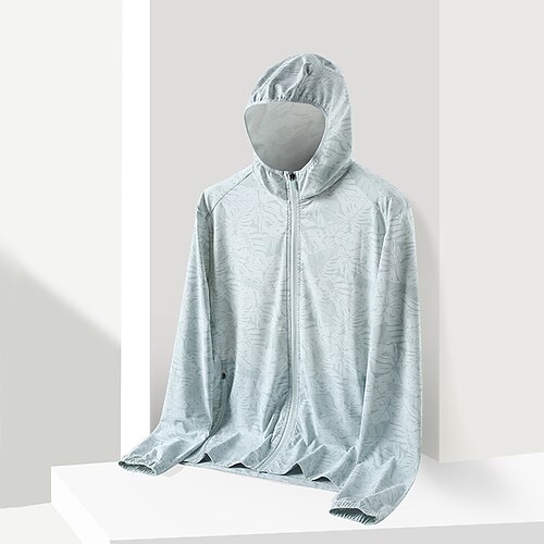 

Per uomo Per donna Giacca con cappuccio Giacca da escursionismo Giubbino anti-vento All'aperto Portatile Protezione solare UV UPF50 Traspirante Soprabiti Felpa con cappuccio Trench Zip visibile