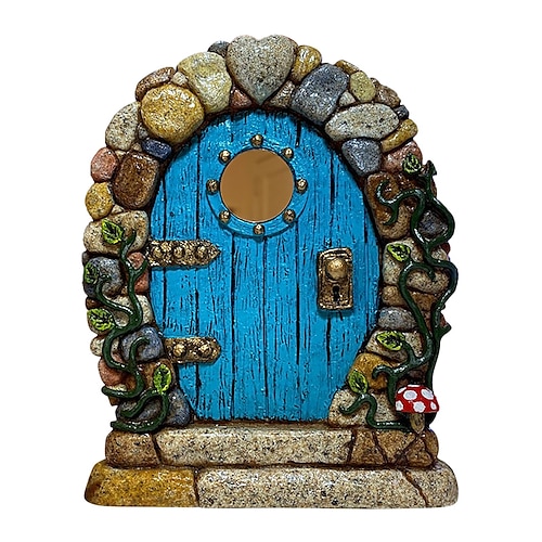 porta fatata per alberi, porta fatata per porta decorazione giardino , porta albero in miniatura , porta in miniatura per decorazione albero , porte i