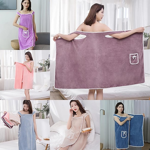 

wearable bath towel,Blankets & Throws, Solid Color / Classic Cotton / Polyester Soft Comfy Super Soft Blankets