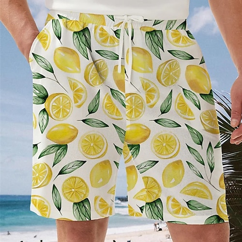 

Herren Shorts Kurze Hosen Sommer-Shorts Strandshorts Kurze Hosen Baggy Shorts Kurze Hosen Kordelzug Elastische Taille Graphic Frucht Atmungsaktiv Weich Kurz Casual Täglich Festtage Strassenmode