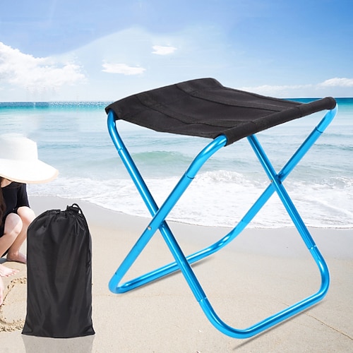 

Silla de playa silla de camping Silla de pesca Portátil Transpirable Multifuncional Plegable 7075 aleación de aluminio para 1 Persona Pesca Escalada Playa Camping / Senderismo / Espeleología Verano