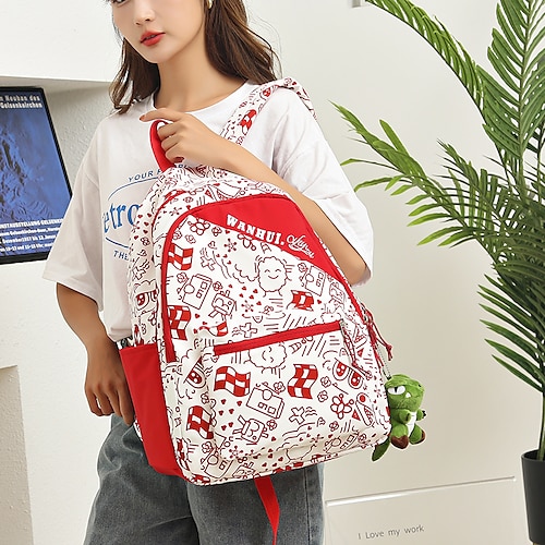 

Sac à dos scolaire Dessin Animé Multicouleur pour Etudiant Garçons Filles Multifonction Etanche Résistant Polyester Tissu Oxford Sac d'école Sac à dos Cartable 22 pouce