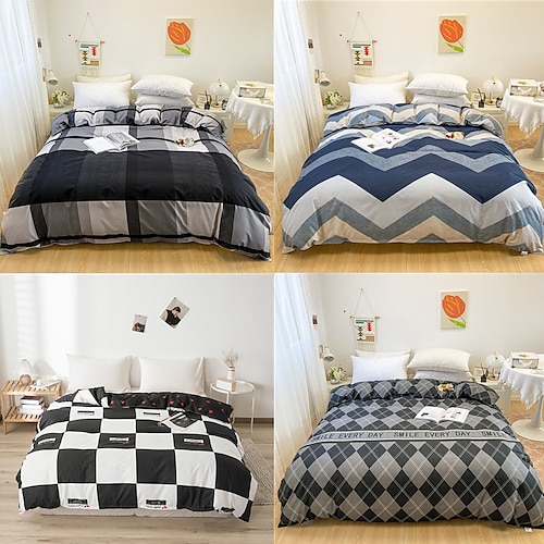 

New Fashion Printing Four Seasons Universal Four Seasons Geometry Printing Quilt Cover Single Quilt Cover