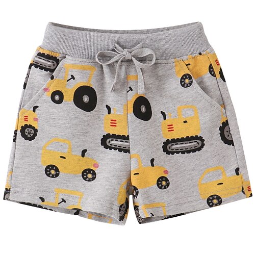 

Bambino Da ragazzo Pantaloncini Tasche Pop art Comfort Corti Scuola Di tendenza Giornaliero Grigio Vita media