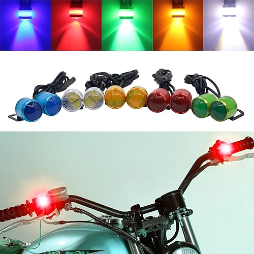 

2PCs Motorcycle Eagle Eye Strobe Flash Light DIY Brake Light Daytime Running Light