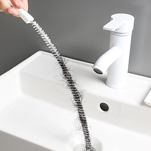 

5 pièces pipe drague vidange cheveux nettoyant lavabo brosse de nettoyage tuyau d'eau outil magique