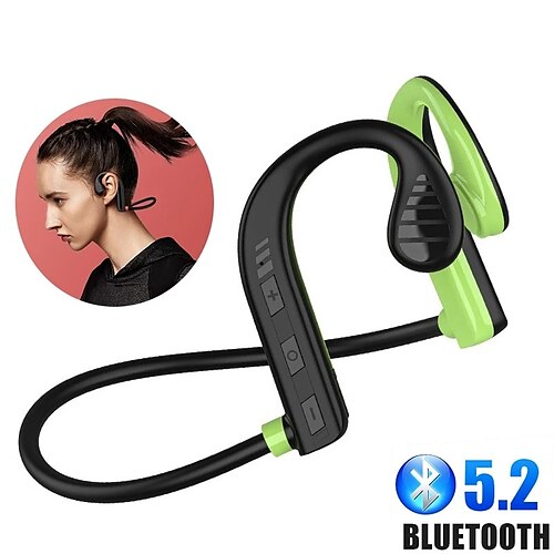 

Cuffie bluetooth wireless sportive Auricolari a conduzione ossea Auricolari sportivi impermeabili con riduzione del rumore Auricolari audio surround