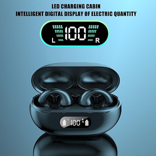 

fones de ouvido bluetooth clipe na orelha estilo algemas fones de ouvido cvc brinco de condução orelha sem fio bluetooth 5.3