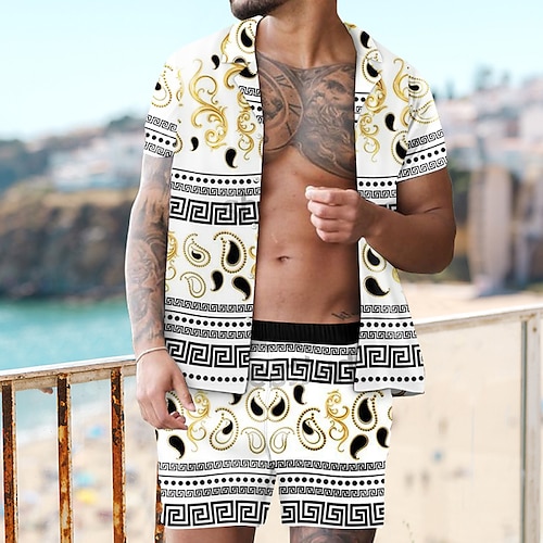 MAN Official Bandana Print T-Shirt & Short Set