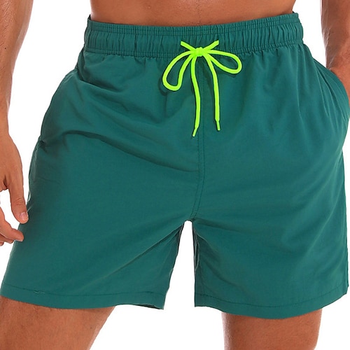 

Herre Surfeshorts Badeshorts Sommershorts Strandshorts Lomme Snorer Elastisk midje عادي Hurtigtørkende utendørs Ferie Ut på byen Bohem Hawaiisk Svart Vin