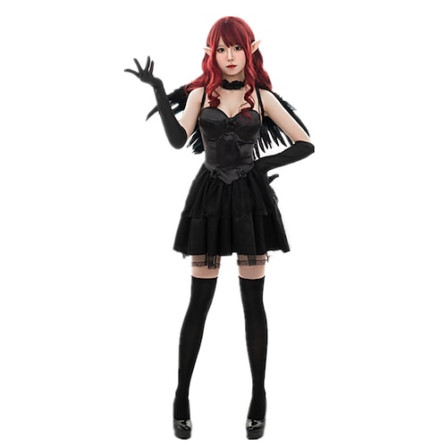 

Angelo caduto Costume cosplay Stile Carnevale di Venezia Per adulto Per donna Vestiti Halloween Feste Halloween Formale Halloween Mascherata Feste / vacanze Poliestere Nero Per donna Facile Costumi