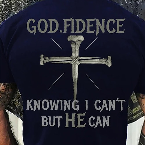 

Herre T-shirt Grafiske T-shirts Cool skjorte Grafiske tryk Kors Rund hals Varm Stempling Gade Ferierejse Kort Ærme Trykt mønster Tøj Designer Basale Moderne Moderne