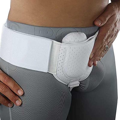 

1 pc Inguinal Groin Hernia Belt for Men and Women with Removable Compression Pad and Adjustable Waist Strap Hernia Support Truss for Inguinal Incisional Hernias Left/Right Side - Black