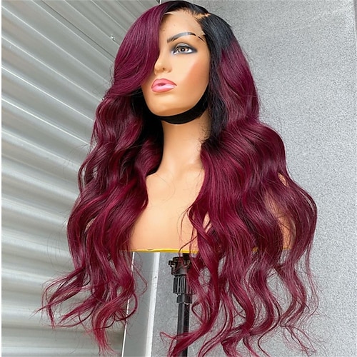 

evidenziare parrucca anteriore in pizzo bob capelli umani pre pizzicati parrucca bob ombre densità 180% capelli umani 13x4 hd parrucca anteriore in pizzo trasparente con capelli del bambino colorati